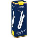 Vandoren SR2425 Traditional Mavi Kutu Bariton Saksafon Kamışı No: 2.5 (Orta Seviye) - 5'li Paket | Esnek Üfleme Tepkisi,