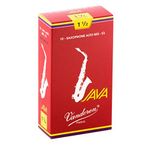 Vandoren SR2615R Java Kırmızı Kesim Alto Saksafon Kamışları (Mukavemet 1,5) (10'lu Paket)
