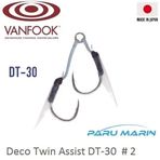 Vanfook DT-30 Deco Twin Çiftli 2 Asist İğne