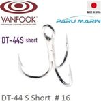 Vanfook DT-44S Silver 5 Pcs Pack Short 16 Üçlü İğne