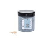 Vanilya Sandal Kokulu Mavi Yaratıcı Inci Tozu Mum (30 Adet Fitil ile BIRLIKTE)-250 gr - standart