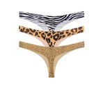 Vanilya Secret Lazer Tanga Leopar Desenli 3'Lü Paket