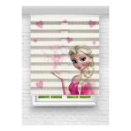 vanilyahome Kız Çocuk Odası Için Sevimli Karakter Temalı Desenli Baskılı Zebra Stor Perde