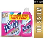 Vanish Kosla 2 Adet Tül Temizleyici ve 450 gr Toz Deterjan ve 450 ml Parlatıcı