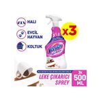 Vanish Oxi Action Halı, Koltuk Ve Evcil Hayvan Leke Çıkarıcı Sprey 500 MLx 3