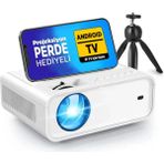 Vankyo Android Tv 1080P Destekli Sunspark 500W 9000 Lümen Wi-Fi Projeksiyon Cihazı - Beyaz