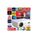 Vankyo Leisure L570B Smarttv 4K Destekli Projeksiyon Cihazı +Auto Focus+Auto Keystone+6g Wifi+5.2 BLUETOOTH+300 Inç Yansıtma+Dolby Premium Ses Sistemi Beyaz Ps5/ps4/xbox