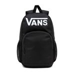 Vans Alumni Pack Solids-B üniseks çocuk sırt çantası, siyah/beyaz, tek boy, siyah, tek beden, gündelik, siyah, tek boy, gündelik, Siyah, Ölçü Birimi, Gündelik