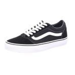 Vans Atwood Deluxe, Erkek Kaykay Ayakkabısı, Süet Kanvas Siyah Beyaz, 33 EU