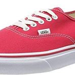 Vans Authentic VN0EE3REDF, spor ayakkabısı, Kırmızı Mono Sun Drie Diu, 38 EU