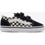 Vans Bebek Yürüyüş Ayakkabısı Siyah Düz Taban Tekstil Malzeme Nefes Alabilir Yapı ile Koşu ve Yürüyüş İçin İdeal