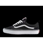 Vans Black/white Kadın Günlük Spor Ayakkabı Hafif Tekstil Malzeme Düz Tabanlı Konforlu Tasarım - Siyah - Beyaz