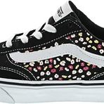 Vans Brooklyn Ls kadın spor ayakkabısı, süet/kanvas siyah çiçekli, 37 EU, Süet kanvas siyah çiçek desenli, 36.5 EU