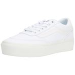 Vans Brooklyn Ls Platform kadın spor ayakkabısı, Kanvas Beyaz, 36 EU