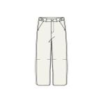Vans Curbsıde Pant VN000FVHFS81 Kadın Pantolon - Marshmallow - 29