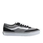 Vans Erkek Çocuk Brooklyn Ls Sneaker Ayakkabı, Siyah/Gri, 38.5 Numara