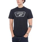 Vans Erkek Full Patch T-shirt Siyah (Siyah/Beyaz),S