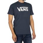 Vans Erkek klasik tişört, İndigo-Marshmallow, M
