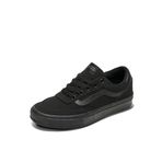 Vans Erkek Spor Ayakkabısı Kanvas "Brooklyn", Beyaz/Beyaz, Kanvas, siyah, siyah, 44 EU
