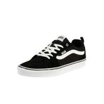 Vans Filmore erkek spor ayakkabısı, Süet Kanvas Siyah Beyaz, 50 EU