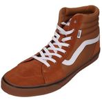 Vans Filmore Hi erkek spor ayakkabısı, Yarı Saydam Sakız Kahverengi, 42.5 EU
