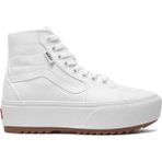 Vans Filmore Hi Tapered Platform St Kadın Spor Ayakkabı Beyaz Renk Nefes Alabilir Yapı ile Konforlu - White