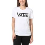Vans FLYING V CREW TEE Beyaz Kadın Kısa Kol T-Shirt - M