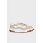 Vans Hylane Deri Karışımlı Logolu Sneaker Unisex Ayakkabı VN000D1JCY91 Gri-Krem