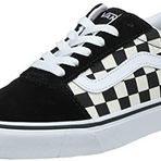 Vans Kadın Klasik Slip On Platform Spor Ayakkabı, Dama Tahtası Siyah Beyaz, 5