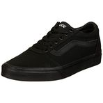 Vans Kadın Ward Platform Sneaker, Siyah Tuval, 35 EU