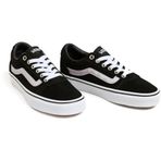 Vans Kadın Ward Spor Ayakkabı, Metalik Yan Kısım Siyah, 7 UK, Metalik Sidestripe Siyah, 40.5 EU