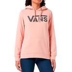 Vans Kadın Wm Drop V logolu kapüşonlu sweatshirt, Pembe (Sepya Pem, XS