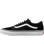 Vans Klasik, üniseks, çocuk spor ayakkabısı, kaykay, Black White, 50 EU