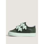 Vans Koyu Yeşil Bebek Yürüyüş Ayakkabısı VN000D1BEMU1-OLD Skool V Bolt Strap Konforlu Tasarım
