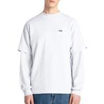 VANS Left Chest II Erkek T-Shirt, Loose Fit, Kısa Kollu, Gri, L