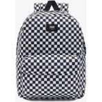 Vans Old Skool Check Sırt Çantası Unisex Cepli Polyester Malzeme 42,5 cm × 32,4 cm × 12,1 cm Boyut - Siyah