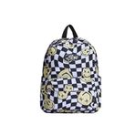 Vans Old Skool Grom Sırt Çantası Siyah Beyaz Sarı, Standart, VN000H56YB21, Desenli, üniseks-çocuk