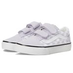 Vans Old Skool V Checkered Çocuk Mor Sneaker, 27-5, VN000CYAEMY1, MOR, Unisex Çocuk