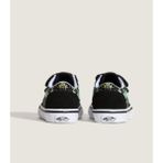 Vans Old Skool V Siyah - Yeşil Renkli Spor Ayakkabı Nefes Alabilir Yapı ile Günlük Kullanıma Uygun