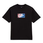 Vans Original Standards Blocked Box SS Erkek Siyah T-Shirt, S