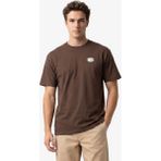 Vans Oval Logo Loose Erkek Kahverengi T-Shirt.-