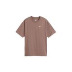 VANS Salton Loose Erkek T-Shirt, Kısa Kollu, Yuvarlak Yaka, Kahverengi, S