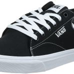 Vans Seldan erkek spor ayakkabısı, Kanvas Siyah Beyaz, 40.5 EU