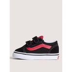 Vans Siyah - Kırmızı Bebek Yürüyüş Ayakkabısı VN000CTGY091-Old Skool V, 25, 5003309832, Siyah - Kırmızı, Unisex - bebek