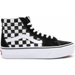 Vans SK8-Hi Platform 2.0 Kadın Günlük Ayakkabı Nefes Alabilir Yapı ile Konforlu - Siyah - Beyaz