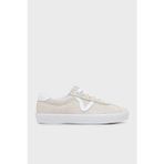 Vans Sport Low Logolu Deri Detaylı Süet Sneaker Unisex Ayakkabı VN000D1PDJR1 BEJ