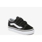 Vans TD Old Skool V Siyah Bebek Sneaker Erkek Çocuk için Konforlu Taban ve Dayanıklı Malzeme