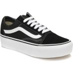 Vans Ua Old Skool Platform Siyah Beyaz Kadın Sneaker