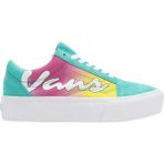 Vans Ua Old Skool Platform Spring Fade Turkuaz Sneaker - Çok Renkli