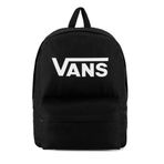 Vans Unisex Old Skool Print Backpack-b sırt çantası (tekli paket), Siyah, Ölçü Birimi, günlük